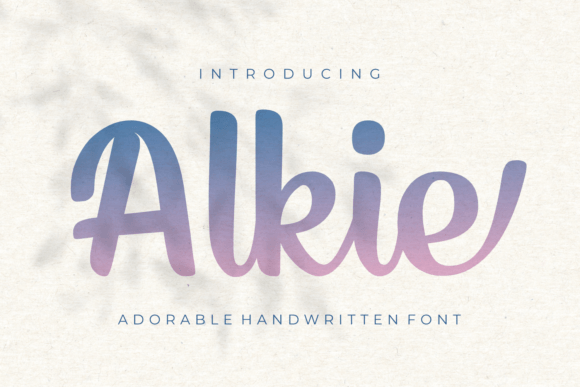 Alkie: The Bold Script Typeface That Elevates Your Brand