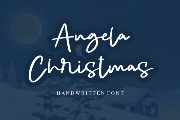 Angela Christmas: A Handwritten Typeface for Editorial Design
