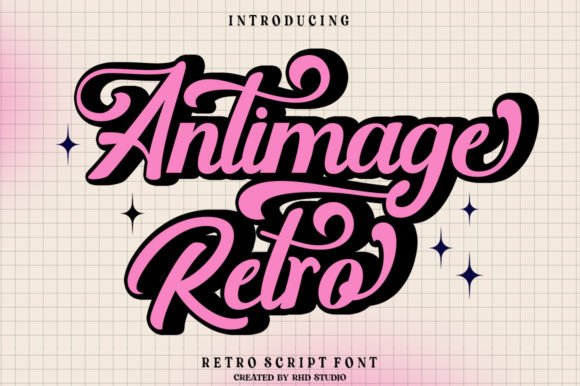 Antimage Retro: The Perfect Font for Handmade Shop Branding