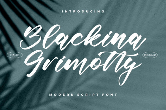 Blackina Grimotty: The Modern Script Typeface for Dynamic Web Design