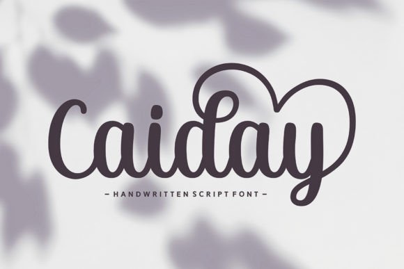 Caiday: The Handwritten Script Font That Elevates Small Business Branding