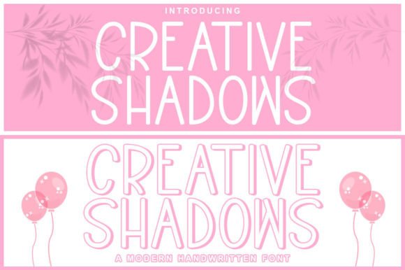 Creative Shadows: The Handwritten Typeface for Authentic Branding