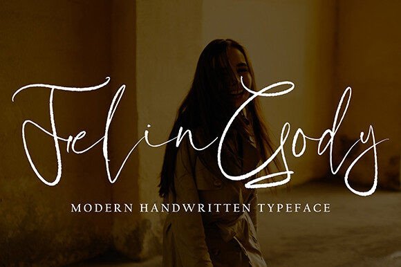 Felin Gody: A Handwritten Typeface for Elegant Web Design