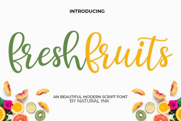 Fresh Fruits: The Elegant Script Font for Modern Branding