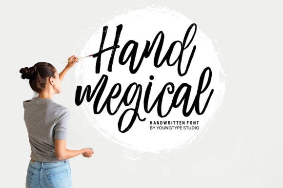Hand Megical: A Modern Script Font for Dynamic Editorial Design