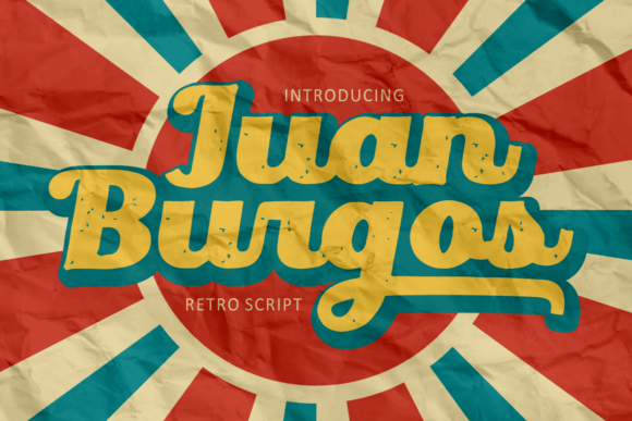 Juan Burgos: The Bold Retro Script Font for Handmade Brands