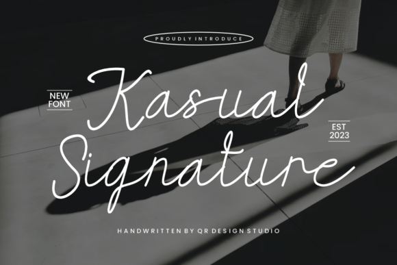 Kasual Signature: A Modern Script Font for Editorial Design