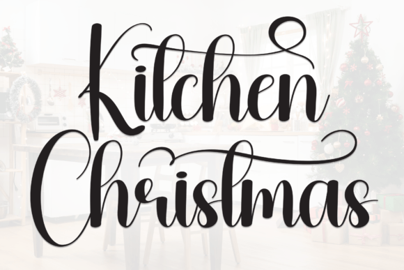 Kitchen Christmas: The Perfect Handwritten Font for Festive Editorial Design