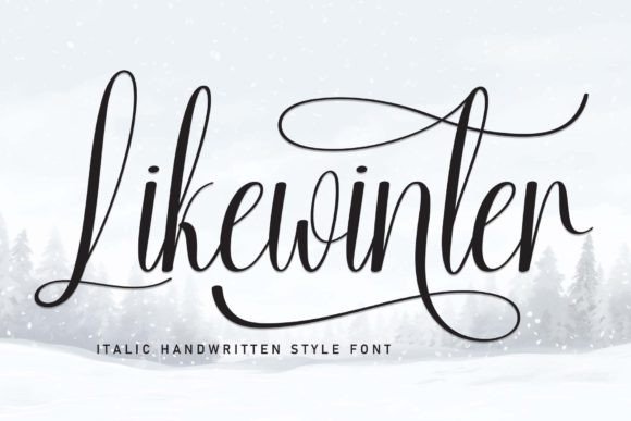 Likewinter: The Elegant Script Font for Handmade Creators