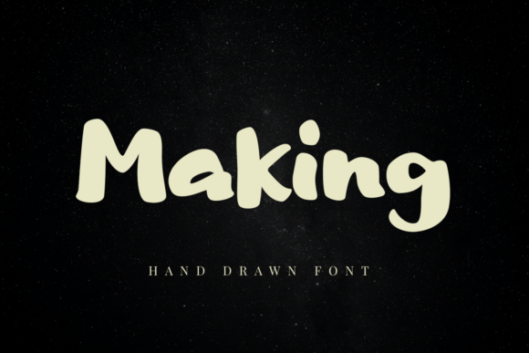 Making: A Charming Script Typeface for Editorial Design