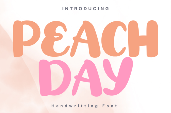Peach Day: The Handwritten Typeface for Modern Web Design