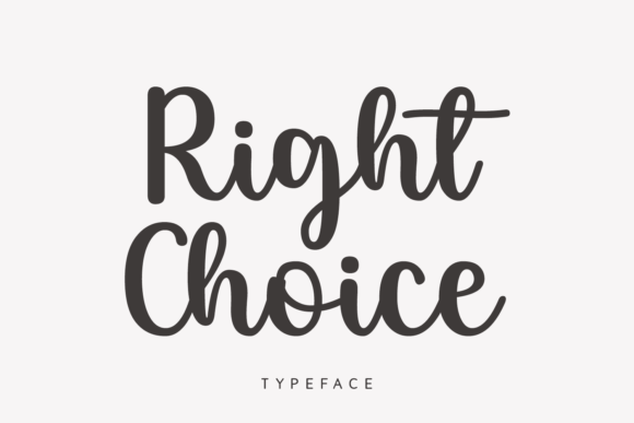 Right Choice: The Perfect Script Typeface for Modern Web Design