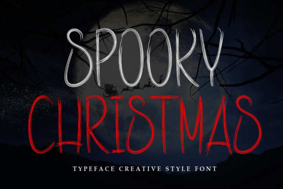 Spooky Christmas: A Playful Display Typeface for Web Design