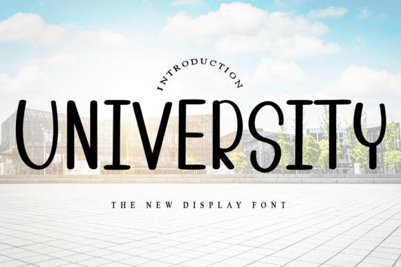 University: The Handwritten Typeface for Modern Editorial Design