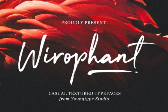 Wirophant: A Modern Script Typeface for Editorial Design